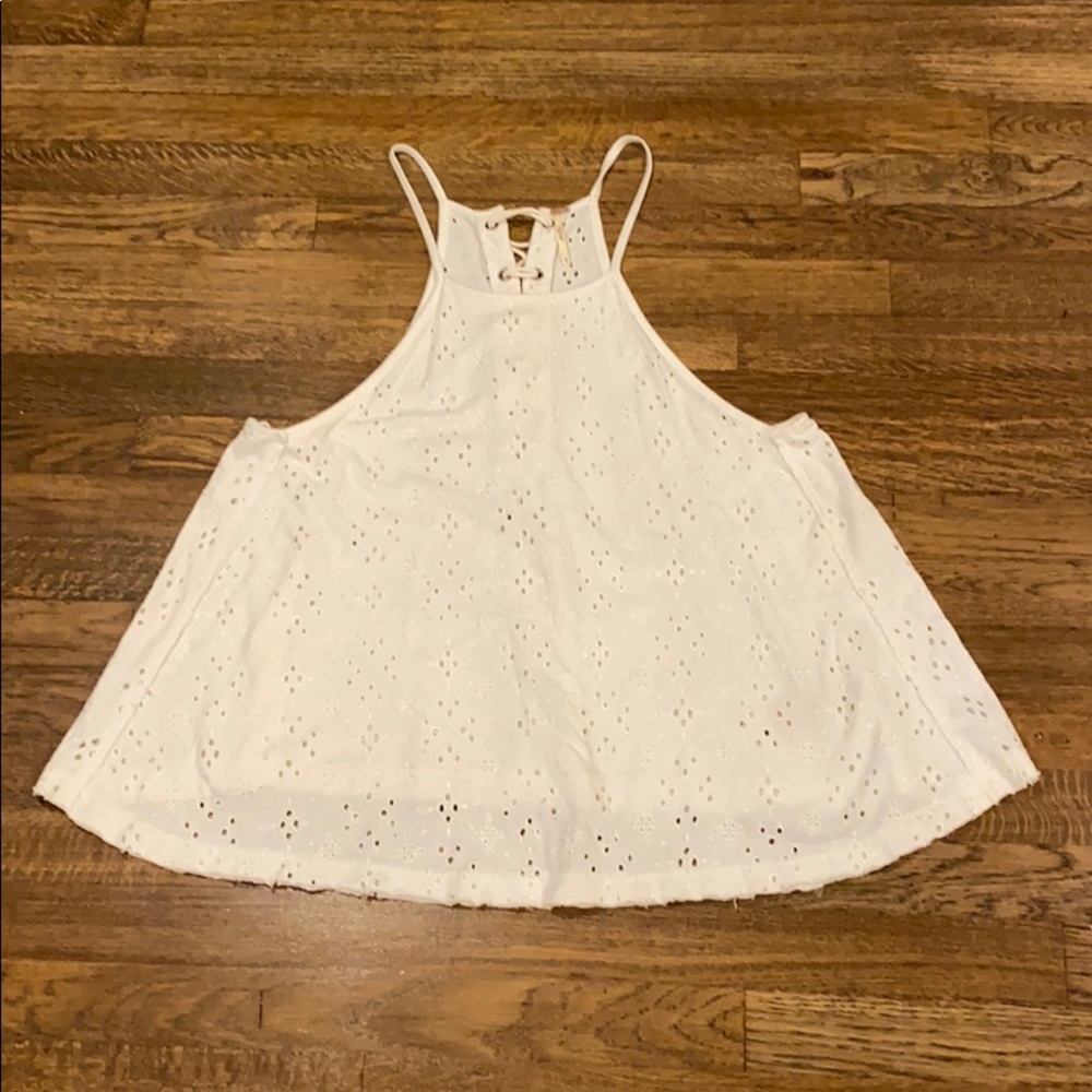 Free People Eyelet Swing Tank